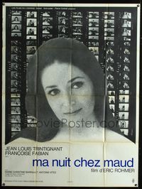 c564 MY NIGHT AT MAUD'S French one-panel '69 Eric Rohmer, pretty Francoise Fabian by Ferracci!