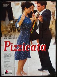 c595 PIZZICATA French one-panel movie poster '96 Edoardo Winspeare, Italian dance of passion!