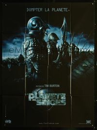c596 PLANET OF THE APES French one-panel movie poster '01 Tim Burton science fiction re-make!