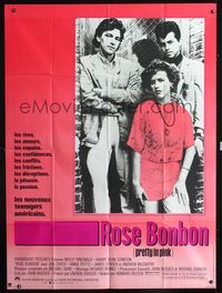 c600 PRETTY IN PINK French one-panel movie poster '86 Molly Ringwald, Harry Dean Stanton, Jon Cryer