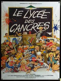 c612 ROCK 'N' ROLL HIGH SCHOOL French one-panel '79 The Ramones, great artwork by Vanni Tealdi!