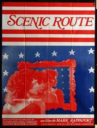 c620 SCENIC ROUTE French one-panel movie poster '78 Mark Rappaport, cool image!