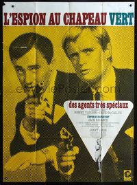 c638 SPY IN THE GREEN HAT French one-panel '66 Robert Vaughn & David McCallum, Man from UNCLE!