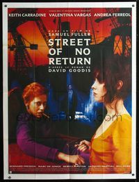 c645 STREET OF NO RETURN French one-panel movie poster '89 Samuel Fuller, Valentina Vargas