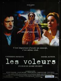 c653 THIEVES French one-panel movie poster '96 Catherine Deneuve, Andre Techine, Les Voleurs!
