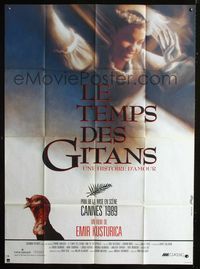c657 TIME OF THE GYPSIES French one-panel movie poster '90 Emir Kusturica fantasy!