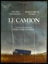 c668 TRUCK French one-panel movie poster '77 Gerard Depardieu, Marguerite Duras