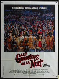 c686 WARRIORS French 1p R80s Walter Hill, Jarvis artwork of the armies of the night!