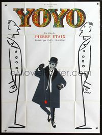 c701 YO YO French one-panel movie poster '65 cool artwork of Pierre Etaix!