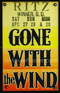 c120 GONE WITH THE WIND WC '39 Clark Gable, Vivien Leigh, Howard, de Havilland, all-time classic!
