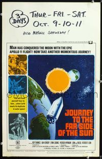 c163 JOURNEY TO THE FAR SIDE OF THE SUN WC '69 when Earth meets its duplicate in outer space!