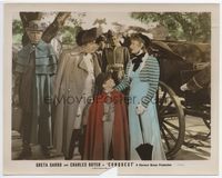 d087 CONQUEST color 8x10 movie still '37 Greta Garbo with Charles Boyer as Napoleon Bonaparte!