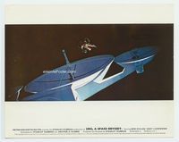 d004 2001: A SPACE ODYSSEY English FOH LC '68 cool Cinerama image of astronauts floating in space!