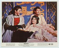 d033 BECKET color 8x10 movie still R67 Richard Burton, Peter O'Toole in bed with sexy girl!