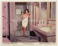 d058 BUTTERFIELD 8 Eng/US color 8x10 #1 '60 sexy callgirl Elizabeth Taylor standing in doorway!