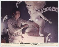 d082 CLOCKWORK ORANGE Eng/US color 8x10 still #10 '72 Stanley Kubrick classic, in the milk bar!