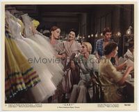 d134 GABY Eng/US color 8x10 movie still #8 '56 Leslie Caron in dressing room!
