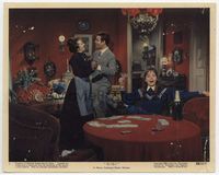 d137 GIGI Eng/US color 8x10 movie still #1 '58 Leslie Caron, Louis Jourdan, Hermione Gingold