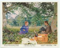 d147 GOODBYE MR. CHIPS Eng/US color 8x10 still '70 Peter O'Toole & Petula Clark on romantic picnic!