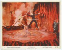 d164 HIT THE DECK color 8x10 movie still #3 '55 Debbie Reynolds in wild fiery dance sequence!