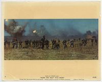 d173 HOW THE WEST WAS WON Eng/US color 8x10 still #8 '64 John Ford Cinerama Civil War battle scene!