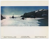 d176 ICE STATION ZEBRA Eng/US color 8x10 still #7 '69 great Cinerama image of jets flying over sea!