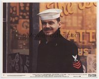 d195 LAST DETAIL 8x10 mini LC #7 '73 great close up of smiling Jack Nicholson in Navy uniform!