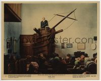 d220 MOBY DICK color 8x10 movie still #11 '56 classic image of Orson Welles giving sermon!