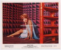 d222 MODESTY BLAISE color 8x10 still '66 sexy Monica Vitti sitting on floor of psychedelic room!