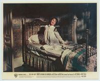 d227 MY FAIR LADY Eng/US color 8x10 movie still '64 Audrey Hepburn singing in bed!