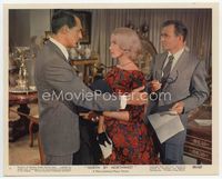 d247 NORTH BY NORTHWEST Eng/US color 8x10 #9 '59 Cary Grant embraces Eva Marie Saint, James Mason