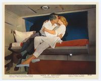 d240 NORTH BY NORTHWEST Eng/US color 8x10 '59 Cary Grant & Eva Marie Saint kissing in upper berth!