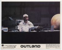 d252 OUTLAND 8x10 mini movie lobby card #6 '81 great image of Peter Boyle sitting behind desk!