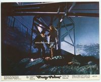 d267 PRETTY POISON color 8x10 movie still '68 Anthony Perkins & Tuesday Weld getting in trouble!