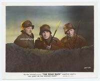 d285 ROAD BACK color 8x10.25 movie still '37 close up of Noah Beery Jr. & 2 other soldiers!