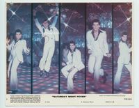 d292 SATURDAY NIGHT FEVER 8x10 mini LC #1 '77 five great images of disco dancing John Travolta!