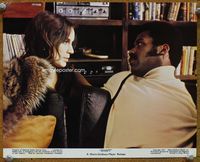 d305 SHAFT Eng/US color 8x10 movie still '71 close up of Richard Roundtree romancing!