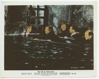 d310 SON OF ROBIN HOOD color 8x10 movie still '59 five people on the verge of drowning!