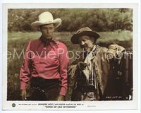 d312 SONG OF OLD WYOMING color 8x10 still '45 great image of young Lash La Rue in his first movie!