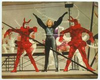 d318 STAR color 8x10 movie still '68 Julie Andrews dancing with devils on stage!