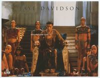 d323 STARGATE color 8.25x10.75 movie still '94 Egyptian Jaye Davidson sitting on throne!