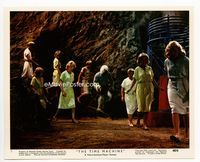 d349 TIME MACHINE Eng/US color 8x10 movie still #7 '60 Yvette Mimieux & Eloi obey the Morlock!