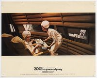 d006 2001: A SPACE ODYSSEY English FOH LC '68 great Cinerama image of future space travelers!