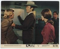 d089 COOGAN'S BLUFF 8x10 mini lobby card #1 '68 great image of Clint Eastwood slapping suspect!