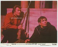 d102 DIRTY HARRY 8x10 mini movie lobby card #2 '71 Clint Eastwood & Reni Santoni 2-shot!