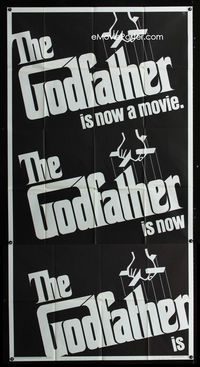 1a273 GODFATHER int'l three-sheet movie poster '72 Francis Ford Coppola crime classic!