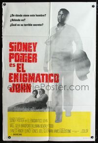 1a417 BROTHER JOHN Argentinean movie poster '71 great image of angelic Sidney Poitier!