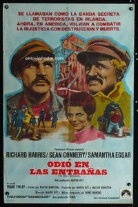 1a501 MOLLY MAGUIRES Argentinean poster '70 Sean Connery, Richard Harris, Martin Ritt, coal miners!