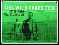 1a123 GIRL WITH GREEN EYES British quad movie poster '64 Peter Finch, Rita Tushingham