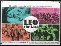 1a137 LEO THE LAST British quad movie poster '70 Marcello Mastroianni, John Boorman